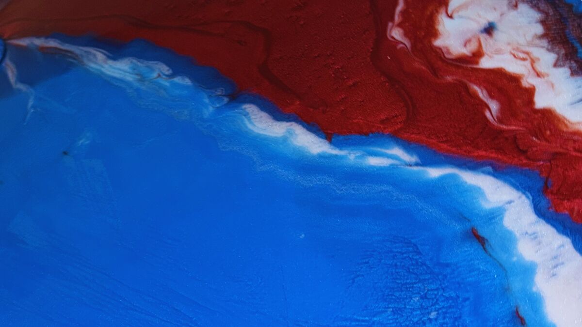 Finished epoxy surface